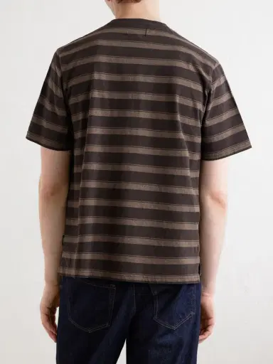 Oliver Spencer Judd Striped Organic Cotton T-Shirt - Men | Thumbnail 4