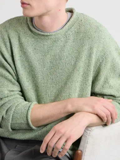 Folk Slouch Knitted Sweater - Men | Thumbnail 5 Folk Slouch Knitted Sweater - Men | Thumbnail 5