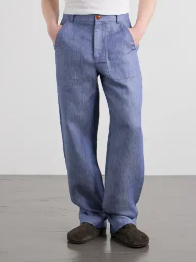 God’s True Cashmere Wide-Leg Linen Trousers - Men | Thumbnail 3