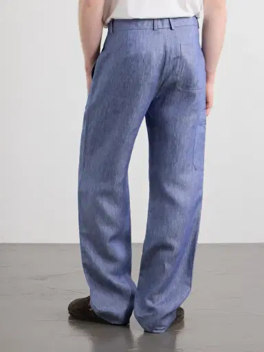 God’s True Cashmere Wide-Leg Linen Trousers - Men | Thumbnail 4