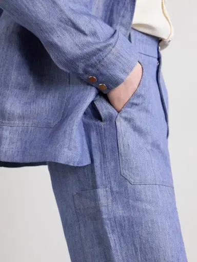God’s True Cashmere Wide-Leg Linen Trousers - Men | Thumbnail 5