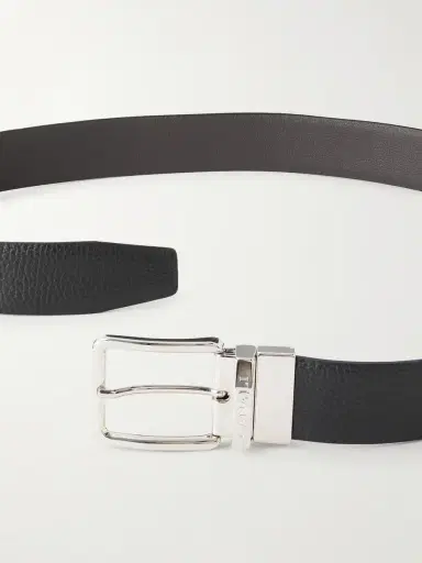 Canali 3.5cm Reversible Leather Belt - Men | Thumbnail 3