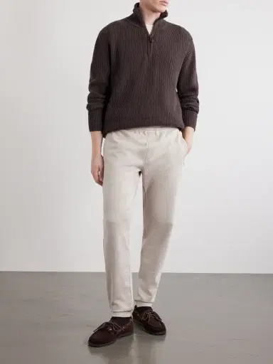 Orlebar Brown Struma Tapered Cotton-Blend Jersey Sweatpants - Men | Thumbnail 2 Orlebar Brown Struma Tapered Cotton-Blend Jersey Sweatpants - Men | Thumbnail 2