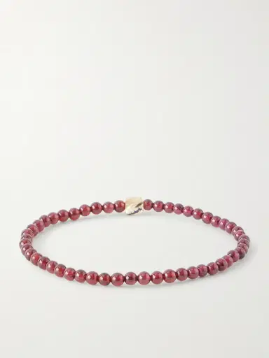 LUIS MORAIS 14-Karat Gold Ruby and Sapphire Bracelet - Men | Thumbnail 3