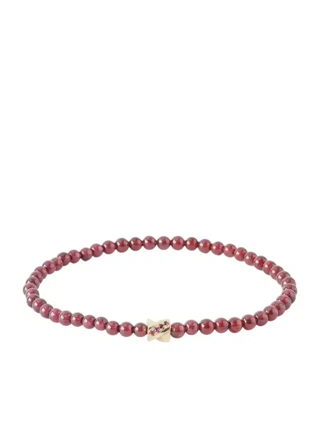 LUIS MORAIS 14-Karat Gold Ruby and Sapphire Bracelet - Men
