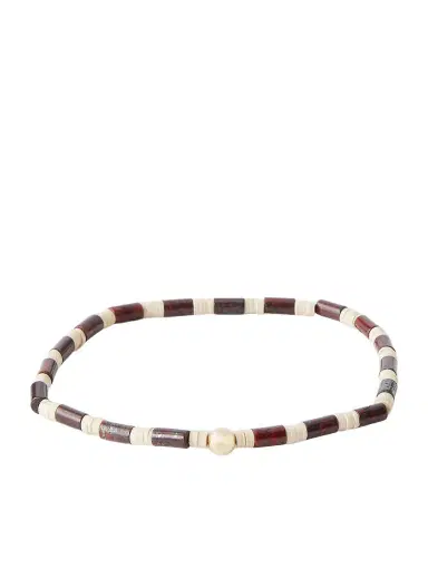LUIS MORAIS 14-Karat Gold, Jasper and Vinyl Beaded Bracelet - Men | Thumbnail 1 LUIS MORAIS 14-Karat Gold, Jasper and Vinyl Beaded Bracelet - Men | Thumbnail 1