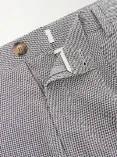 Oliver Spencer Morton Straight-Leg Pleated Checked Cotton-Blend Suit Trousers - Men | Thumbnail 6 Oliver Spencer Morton Straight-Leg Pleated Checked Cotton-Blend Suit Trousers - Men | Thumbnail 6