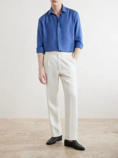 Charvet Linen Shirt - Men | Thumbnail 2