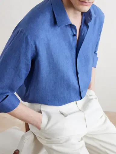 Charvet Linen Shirt - Men | Thumbnail 5