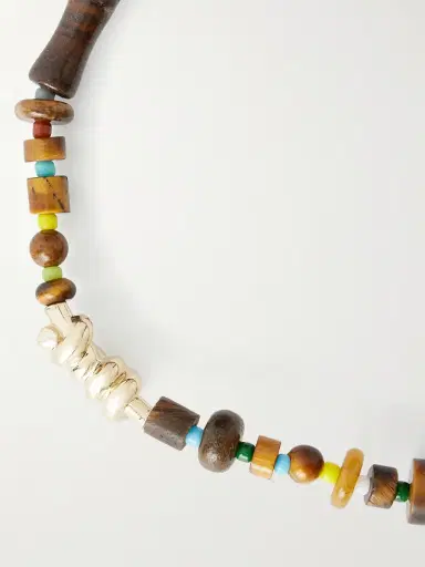 LUIS MORAIS 14-Karat Gold Tiger Eye Beaded Bracelet - Men | Thumbnail 4 LUIS MORAIS 14-Karat Gold Tiger Eye Beaded Bracelet - Men | Thumbnail 4