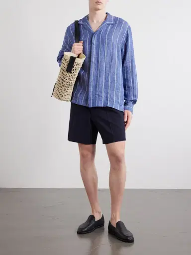 Orlebar Brown Sylvan Striped Linen Shirt - Men | Thumbnail 2 Orlebar Brown Sylvan Striped Linen Shirt - Men | Thumbnail 2