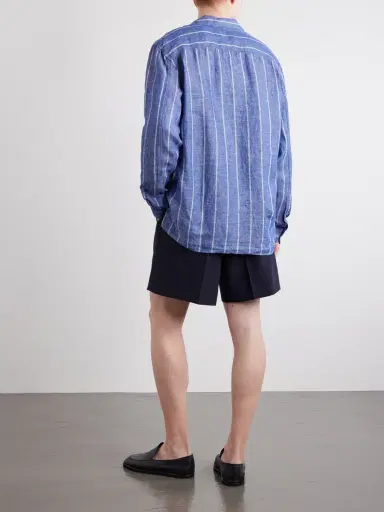 Orlebar Brown Sylvan Striped Linen Shirt - Men | Thumbnail 4 Orlebar Brown Sylvan Striped Linen Shirt - Men | Thumbnail 4