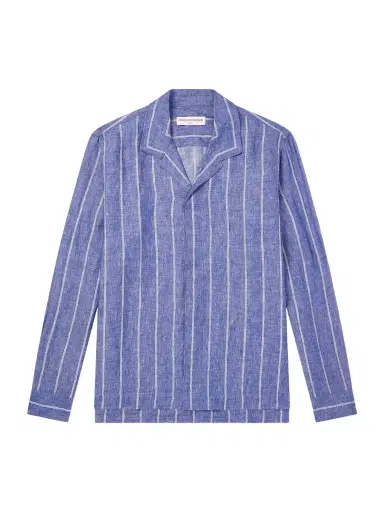 Orlebar Brown Sylvan Striped Linen Shirt - Men | Thumbnail 1 Orlebar Brown Sylvan Striped Linen Shirt - Men | Thumbnail 1