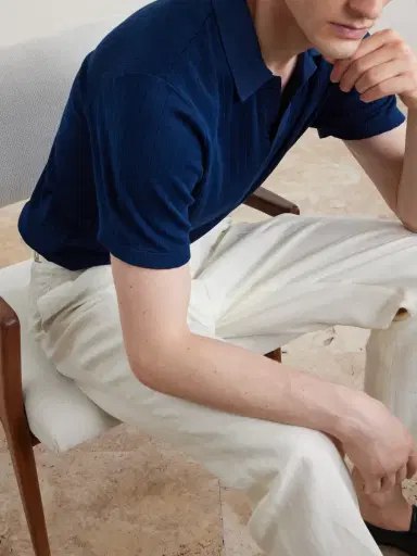 Oliver Spencer Westcott Open-Collar Organic Cotton Polo Shirt - Men | Thumbnail 5 Oliver Spencer Westcott Open-Collar Organic Cotton Polo Shirt - Men | Thumbnail 5