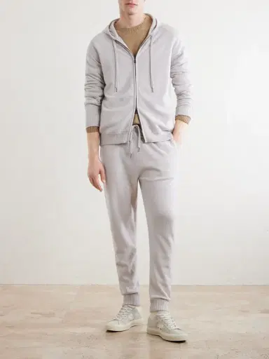 Derek Rose Finley Cashmere Hoodie - Men | Thumbnail 2 Derek Rose Finley Cashmere Hoodie - Men | Thumbnail 2