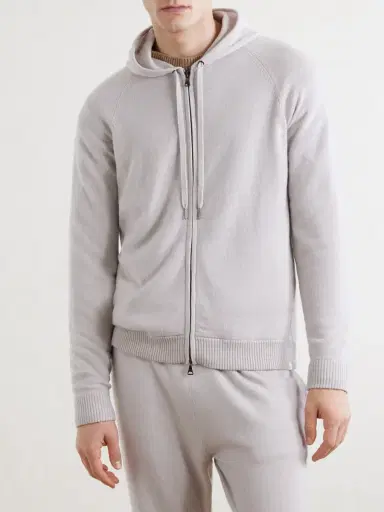Derek Rose Finley Cashmere Hoodie - Men | Thumbnail 3 Derek Rose Finley Cashmere Hoodie - Men | Thumbnail 3