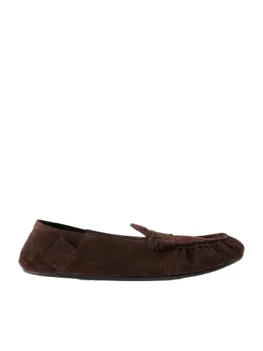 Acne Studios Bojan Folding Suede Loafers - Men | Thumbnail 1 Acne Studios Bojan Folding Suede Loafers - Men | Thumbnail 1