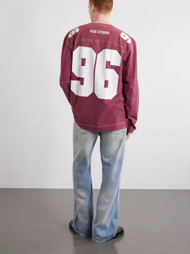 Acne Studios Exfold Printed Cotton-Jersey T-Shirt - Men | Thumbnail 4 Acne Studios Exfold Printed Cotton-Jersey T-Shirt - Men | Thumbnail 4