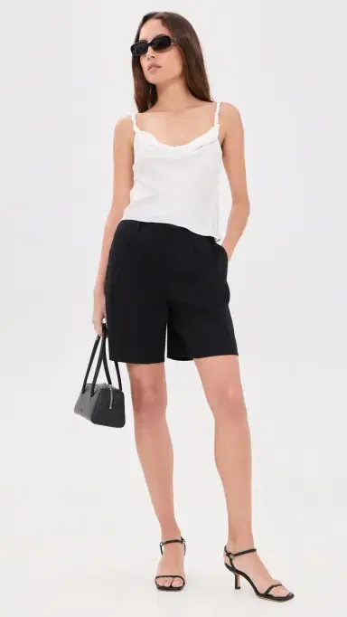 Alice + Olivia Monique Twist Strap Cowl Neck Tank Off White | Thumbnail 5 Alice + Olivia Monique Twist Strap Cowl Neck Tank Off White | Thumbnail 5