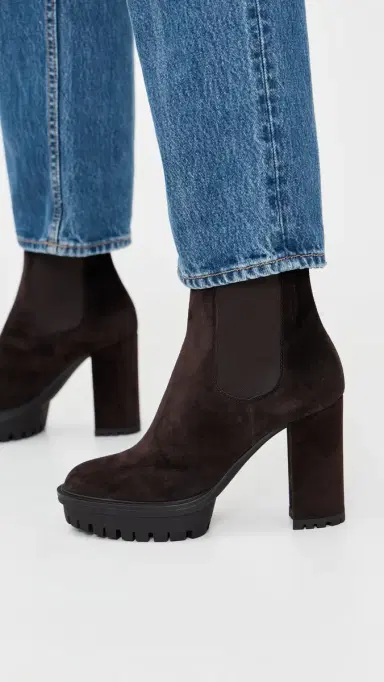 Gianvito Rossi Camoscio Stivale Boots Moka | Thumbnail 3 Gianvito Rossi Camoscio Stivale Boots Moka | Thumbnail 3
