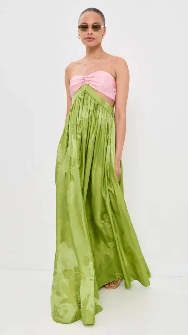 Retrofête Prudy Dress Kiwi/Rosa Top Jacq S | Thumbnail 5