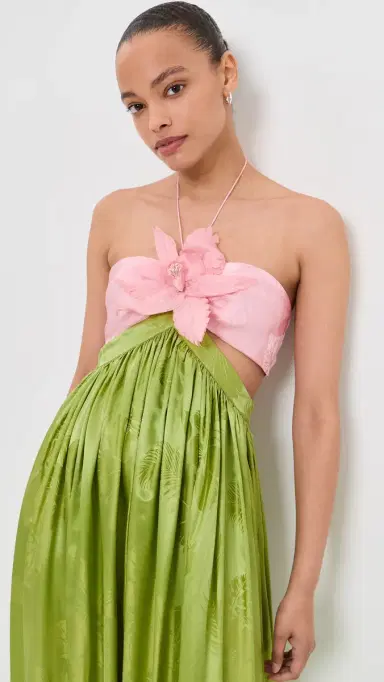Retrofête Prudy Dress Kiwi/Rosa Top Jacq S | Thumbnail 6