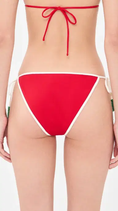 Leslie Amon Watermelon Slice Bikini Bottoms Watermelon S | Thumbnail 3