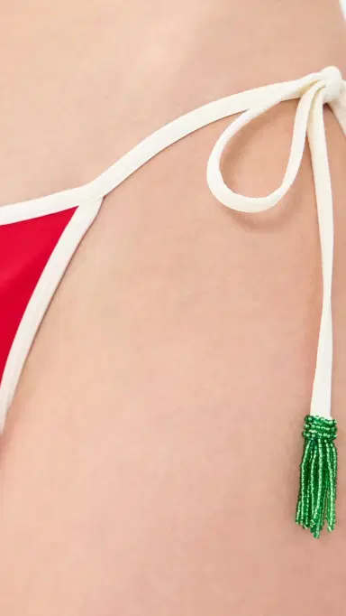 Leslie Amon Watermelon Slice Bikini Bottoms Watermelon S | Thumbnail 5