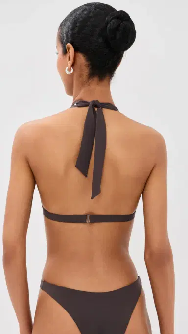 Staud Irina Bikini Top Espresso Studs S | Thumbnail 4