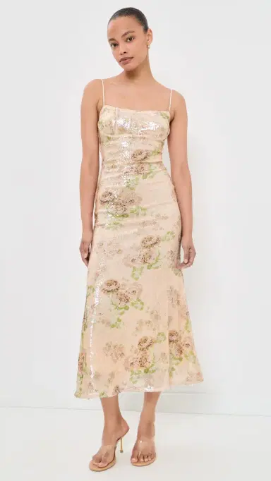 Bardot Adoni Sequin Mesh Midi Dress | Thumbnail 2