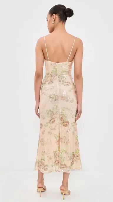 Bardot Adoni Sequin Mesh Midi Dress | Thumbnail 3