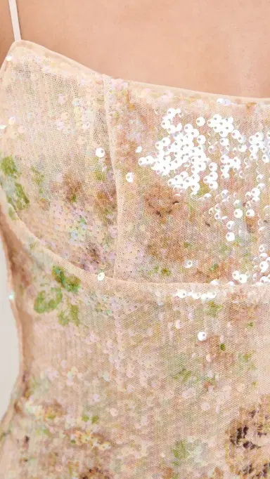 Bardot Adoni Sequin Mesh Midi Dress | Thumbnail 6