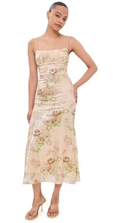 Bardot Adoni Sequin Mesh Midi Dress | Thumbnail 1