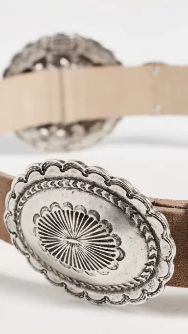 L'AGENCE Austin Medlin Belt Cappuccino Suede | Thumbnail 5