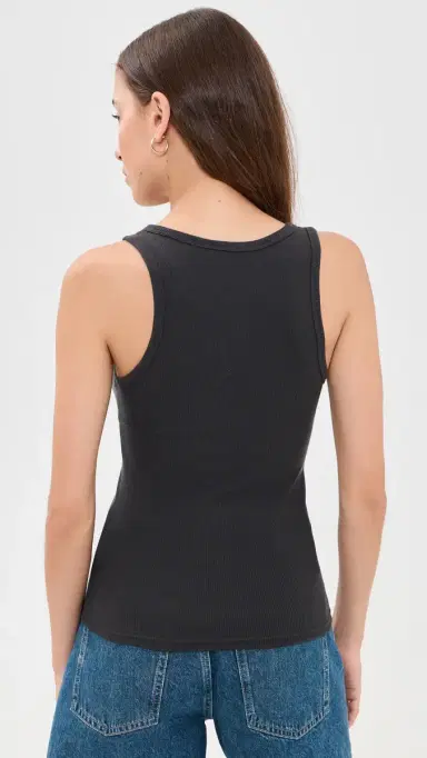 Faherty Featherweight Freestyle Tank Washed Black S | Thumbnail 4