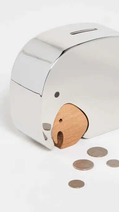 Georg Jensen Moneyphant With Twins Silver One Size | Thumbnail 4