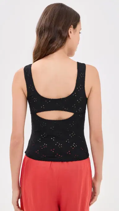 Free People Full Bloom Eyelet Cami Black | Thumbnail 3 Free People Full Bloom Eyelet Cami Black | Thumbnail 3
