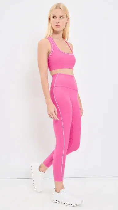 Beyond Yoga Spacedye Streamline 7/8 Leggings Luscious Pink Heather | Thumbnail 5 Beyond Yoga Spacedye Streamline 7/8 Leggings Luscious Pink Heather | Thumbnail 5