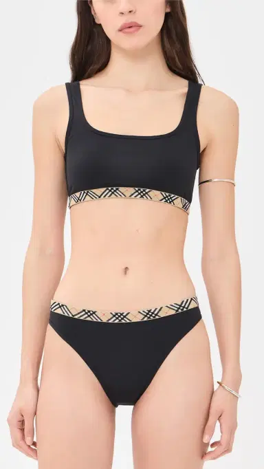 Burberry Check Trim Bikini Top | Thumbnail 5