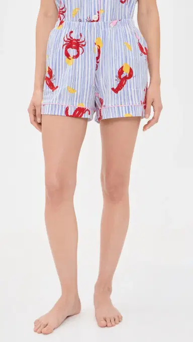 BedHead PJs Coastal Feast Cropped Pajama Set Coastal Feast M | Thumbnail 5