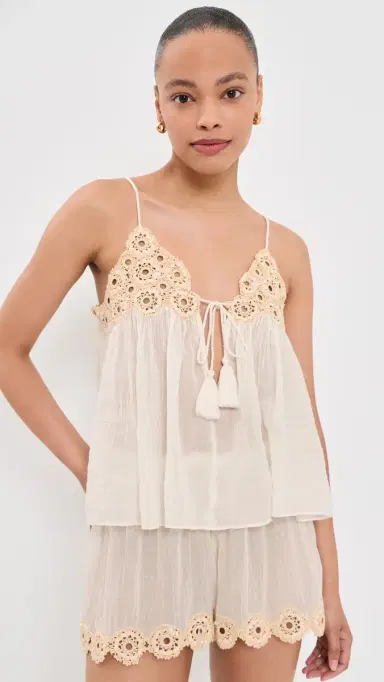 Ulla Johnson Alessia Coverup Top Creme M | Thumbnail 2