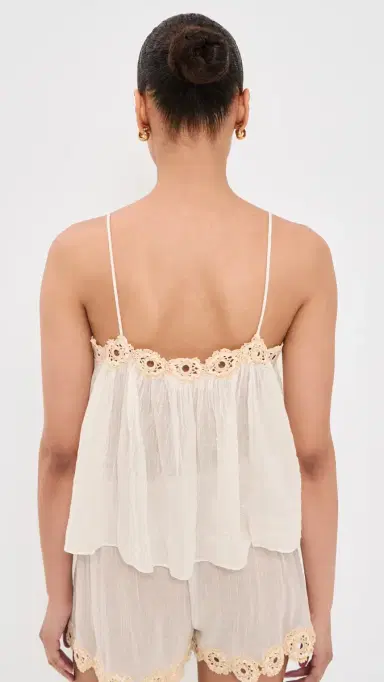 Ulla Johnson Alessia Coverup Top Creme M | Thumbnail 3