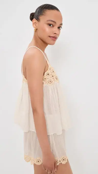 Ulla Johnson Alessia Coverup Top Creme M | Thumbnail 4