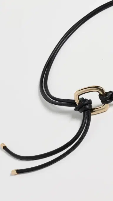 Madewell Tie Ring Belt True Black S/M | Thumbnail 5