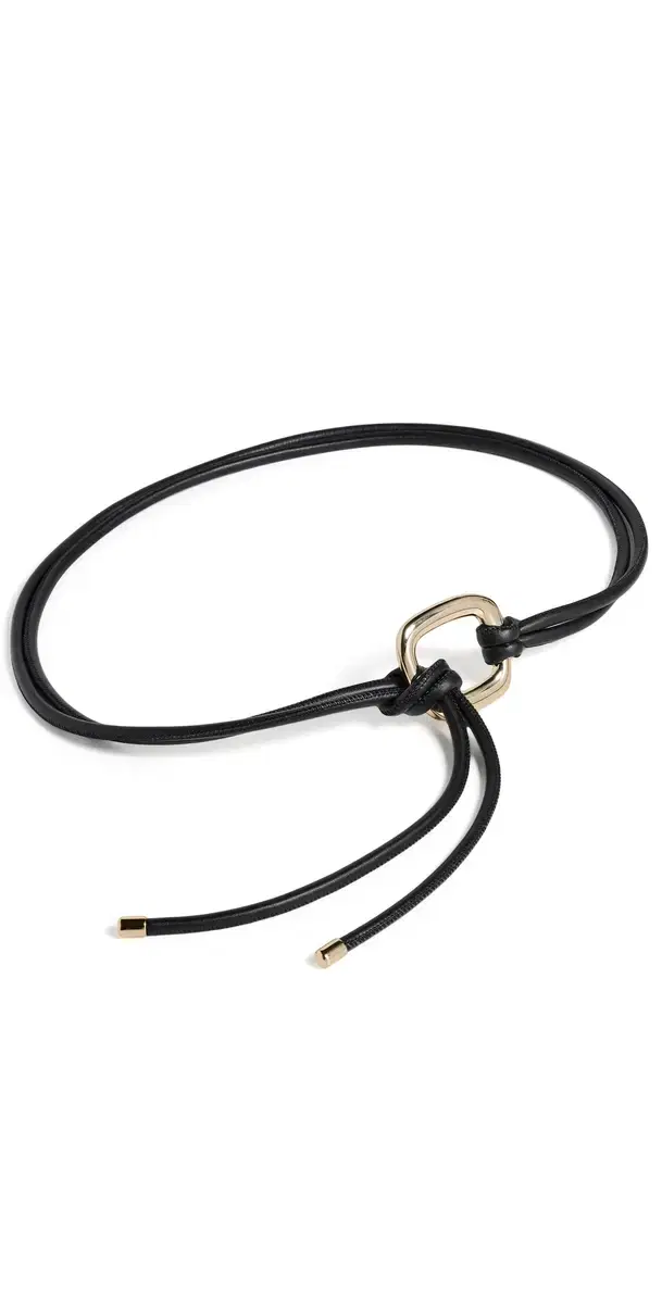 Tie Ring Belt True Black S/M
