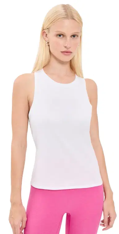Beyond Yoga Breezeweight Active Racerback Tank White L | Thumbnail 1