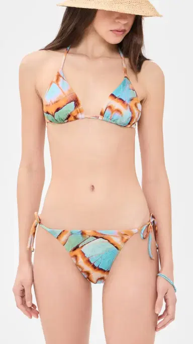 vitamin A Elle Tie Side Bikini Bottoms | Thumbnail 4