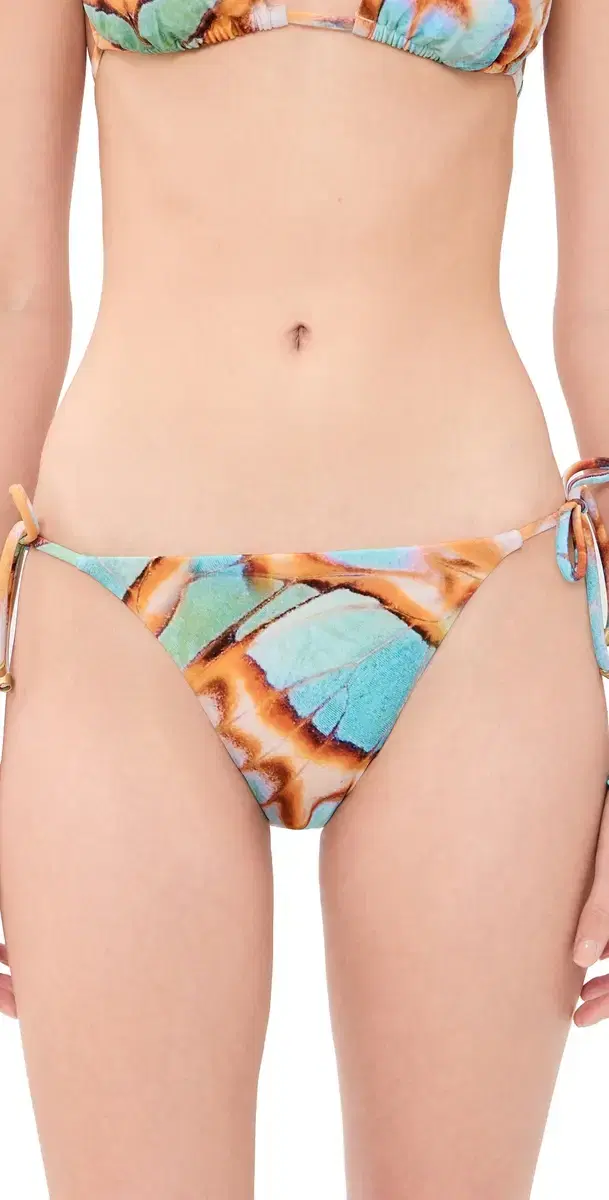Vitamin A Elle Tie ide Bikini Bottoms Malachite Butterfly