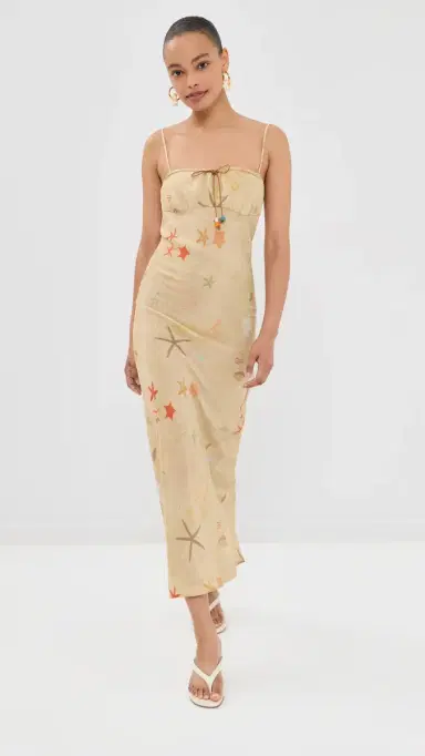 BERNADETTE Riri Slip Dress Beach Collecting 44 | Thumbnail 2