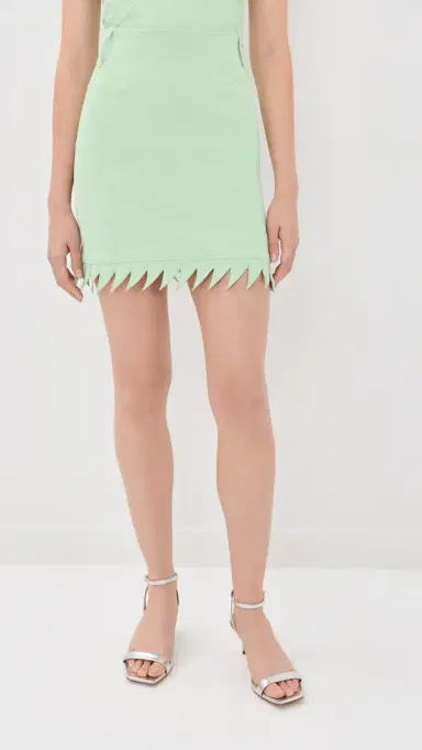 rabanne Summer Crepe Skirt Mint Green | Thumbnail 2 rabanne Summer Crepe Skirt Mint Green | Thumbnail 2